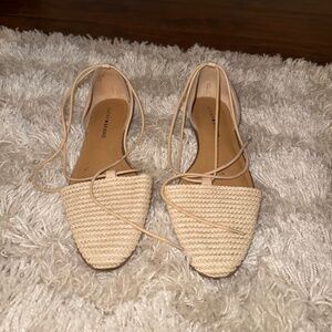 Lucky Brand Ankle Tie Flats